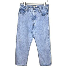 Levis Women's Ribcage Ankle Straight Light Wash Jeans, Size 32